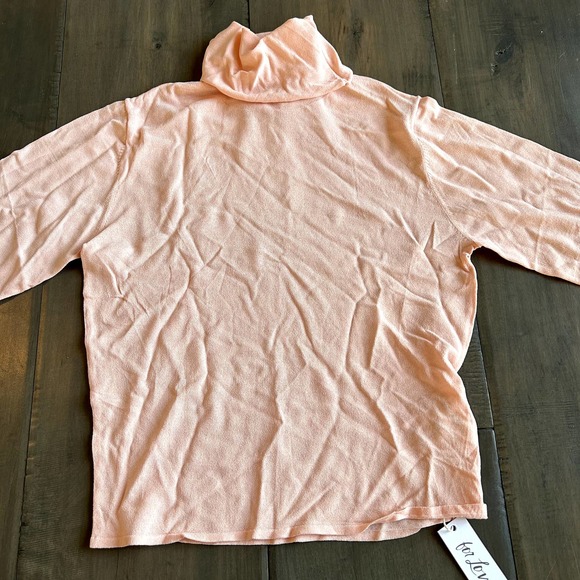 NWT For Love & Lemons Sadie Turtleneck in Transparent Pink - Picture 4 of 7